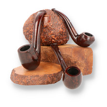 Alfred Dunhill White Spot Chestnut Briar Pipes