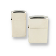 Solid Sterling Silver Zippos