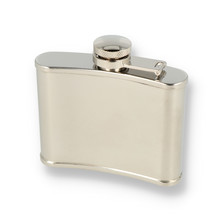 Peterson 4oz High Polished Chrome Hip Flask FLA132