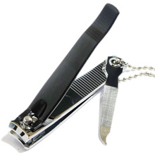 Large Black and Chrome Solingen Nail Clippers