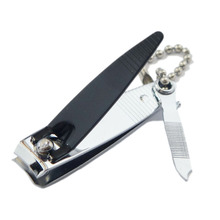 Small Black and Chrome Solingen Nail Clippers