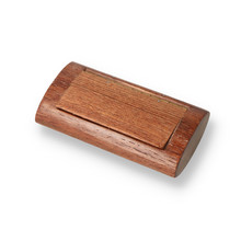 Handmade Smooth Rosewood Snuff Box With Hinged Lid SNU-105