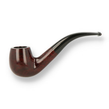 Alfred Dunhill White Spot Bruyere Group 4 Bent Billiard 4113 (DUNS-1008)