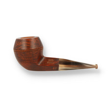 Ropp Stout Horn Pipe Smooth Bulldog Briar Pipe ROP-017