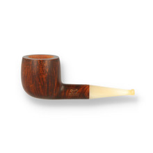 Ropp Stout Horn Pipe Smooth Pot Briar Pipe ROP-021