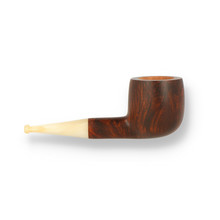 Ropp Stout Horn Pipe Smooth Pot Briar Pipe ROP-021