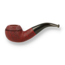 Ropp Ruby Horn Pipe Bent Rhodesian Briar Pipe ROP-027