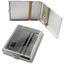 1474-107 Superkings Striped German Made Cigarette Case 