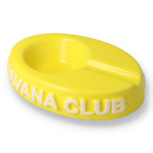 Havana Club El Chico Ceramic Cuban Cigar Ashtray HC-109 Lime Yellow