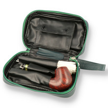 Peterson Hide Leather Pipe Compendium Tobacco Pouch POU141