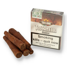 Toscano Toscanello BIANCO Italian (Grappa Flavour) Box of 5 Cigars