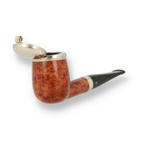 Butz Choquin Rodeo Contrast 1601 Straight Billiard Briar Pipe with Cap (BIBCRA0015)