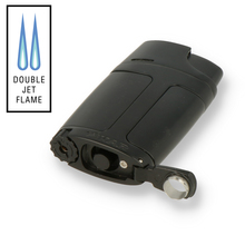Xikar ELX Windproof Double Torch Flame Lighter 550BK2 Black
