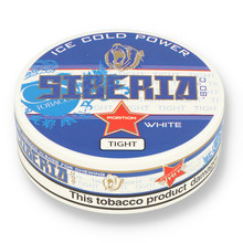 Siberia -80ºc Ice Cold Power White Tight Portion Tobacco Chew Bags (24mg)