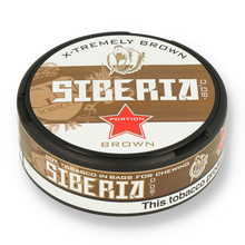 Siberia -80ºc Xtremely Brown Moist Tobacco Chew Bags (43mg)
