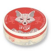 White Fox Full Charge All White Portion Tobacco Free Chew Bags (16mg)