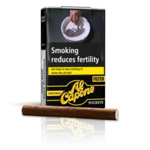 Al Capone Pockets Filter Original (Pack of 10 Machine Rolled Cigars)