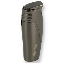 Vector Coup (02) Gunmetal Satin Gas Blow Torch Windproof Lighter