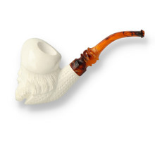 Levent Hand Carved Block Meerschaum Medium Che Guevara 217
