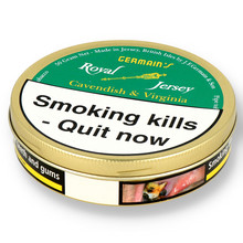 JF Germain's Royal Jersey Cavendish and Virginia British Pipe Tobacco (50g TINS)
