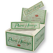 Pure Hemp Green King Size Cigarette Papers Bulk Buy (Full Box)