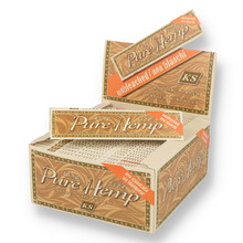 Pure Hemp UNBLEACHED King Size Cigarette Papers (Full box 50 Papers)