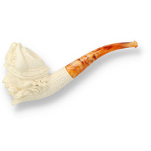 Levent Hand Carved Block Meerschaum Medium Viking 206
