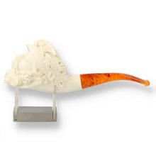 Levent Hand Carved Block Meerschaum Large Marco Polo 330