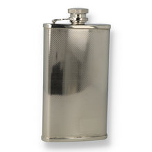Knurled Stainless Steel 4oz Hip Flask (09)