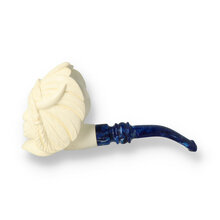 Star Meerschaum Hand Carved Block Meerschaum Native American G2 006