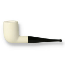 Star Meerschaum Hand Carved Block Meerschaum Straight Billiard G1 100