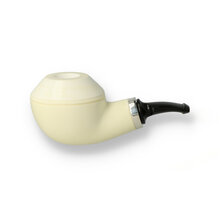 Star Meerschaum Hand Carved Block Meerschaum Reverse Calabash G1 108