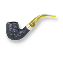 Peterson Atlantic Bent Billiard Shape Briar Smoking Pipe 69 RUSTIC