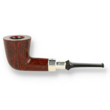 Peterson Plateau Silver Spigot Fishtail Briar Pipe 113