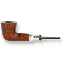Peterson Plateau Silver Spigot Fishtail Briar Pipe 112
