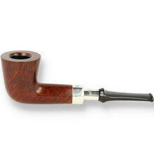 Peterson Plateau Silver Spigot Fishtail Briar Pipe 101