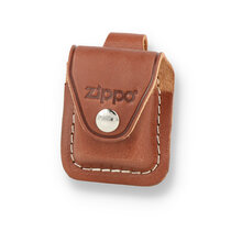 Zippo Brown Leather Zippo Lighter Pouch with Belt Loop
