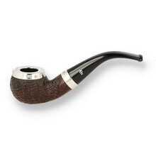 **RARE** Peterson Sandblast Silver Cap 03 Briar Pipe 94