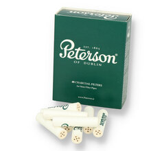 Peterson Activated Charcoal 9mm Pipe Filters (Box of 40 Filters)