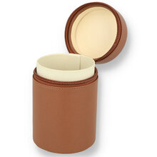 Peterson Grafton Leather Travel Storage Large Tobacco Jar POU162