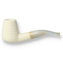 Star Meerschaum Hand Carved Block Meerschaum Diplomat G1 113