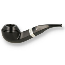 Peterson Cara Ebony Smooth 9mm Briar Pipe 80s