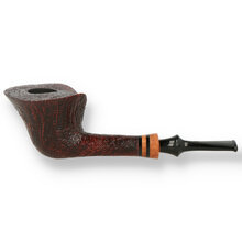 Savinelli Freestyle Autograph Sandblast Black 6mm Briar Pipe 48 (A Grade)