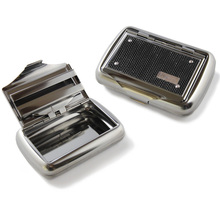 Jenter Black Mesh Hinged Tobacco tin with Paper Holder 1oz/25g (793)