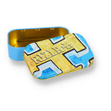 Rizla Blue and Gold Cross 1oz Tobacco Tin (25g)