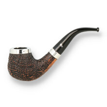 **RARE** Peterson 68 Sandblast Silver Cap Briar Pipe 2