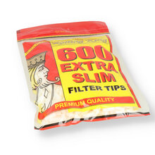 Extra Slim Rolling King Loose Budget 5.5mm Cigarette Filters (Bag of 600)