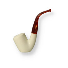 Star Meerschaum Hand Carved Block Meerschaum Saxophone G3 135
