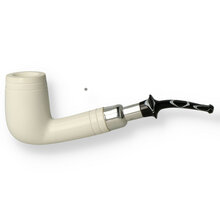 Star Meerschaum Hand Carved Block Meerschaum Silver Spigot G3 133