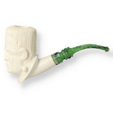 Star Meerschaum Hand Carved Block Meerschaum Frankensteins Monster G3 143